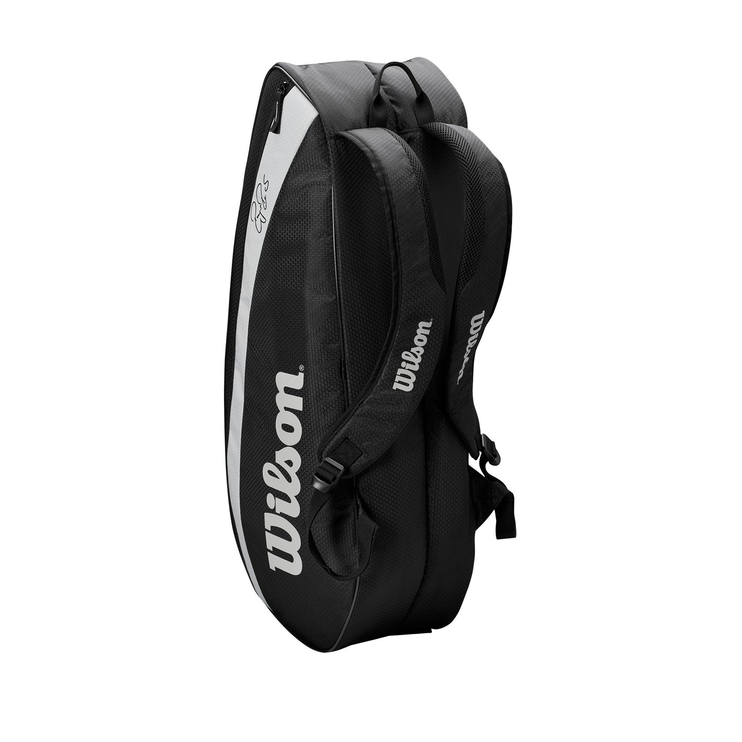 Wilson RF Team 6 Pack Tennis Bag, Black
