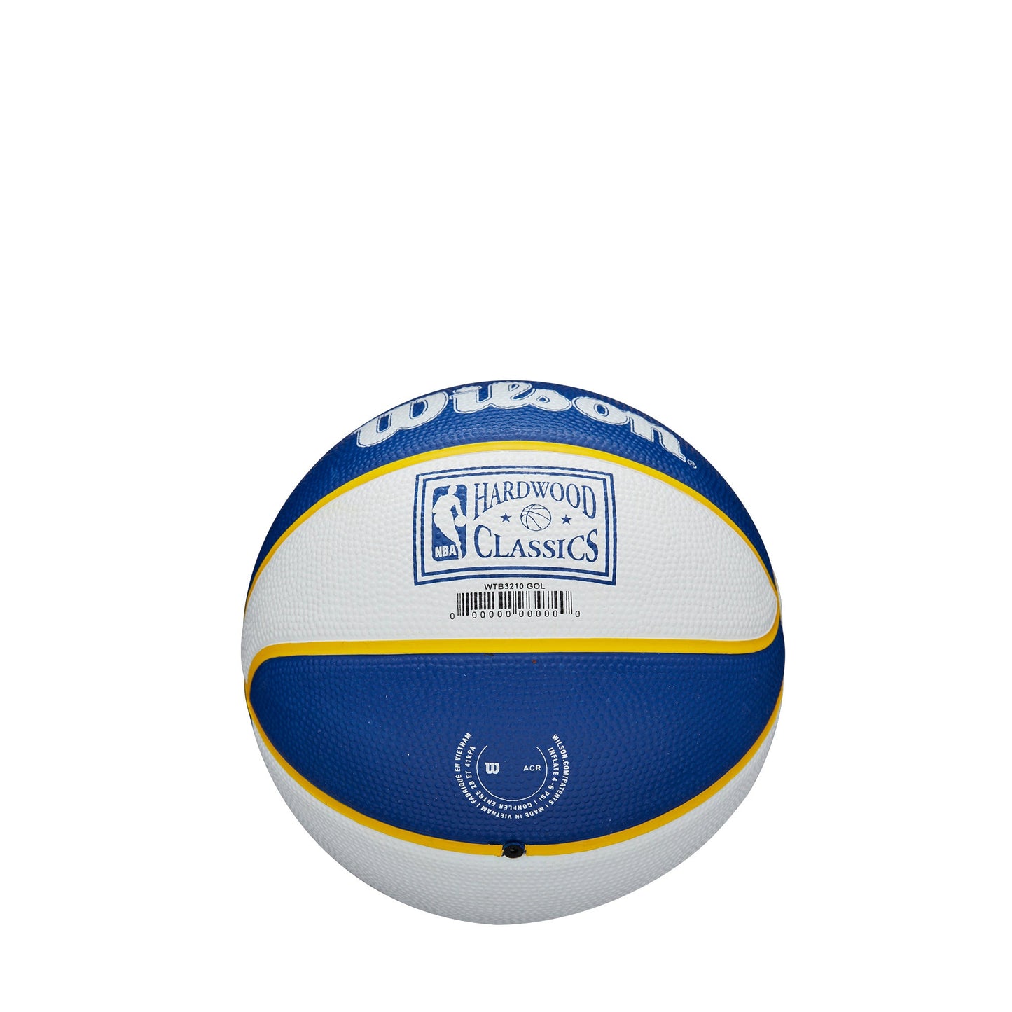 Wilson NBA TEAM RETRO MINI BASKETBALL GOLDEN STATE WARRIORS Blue/White WTB32XBGS