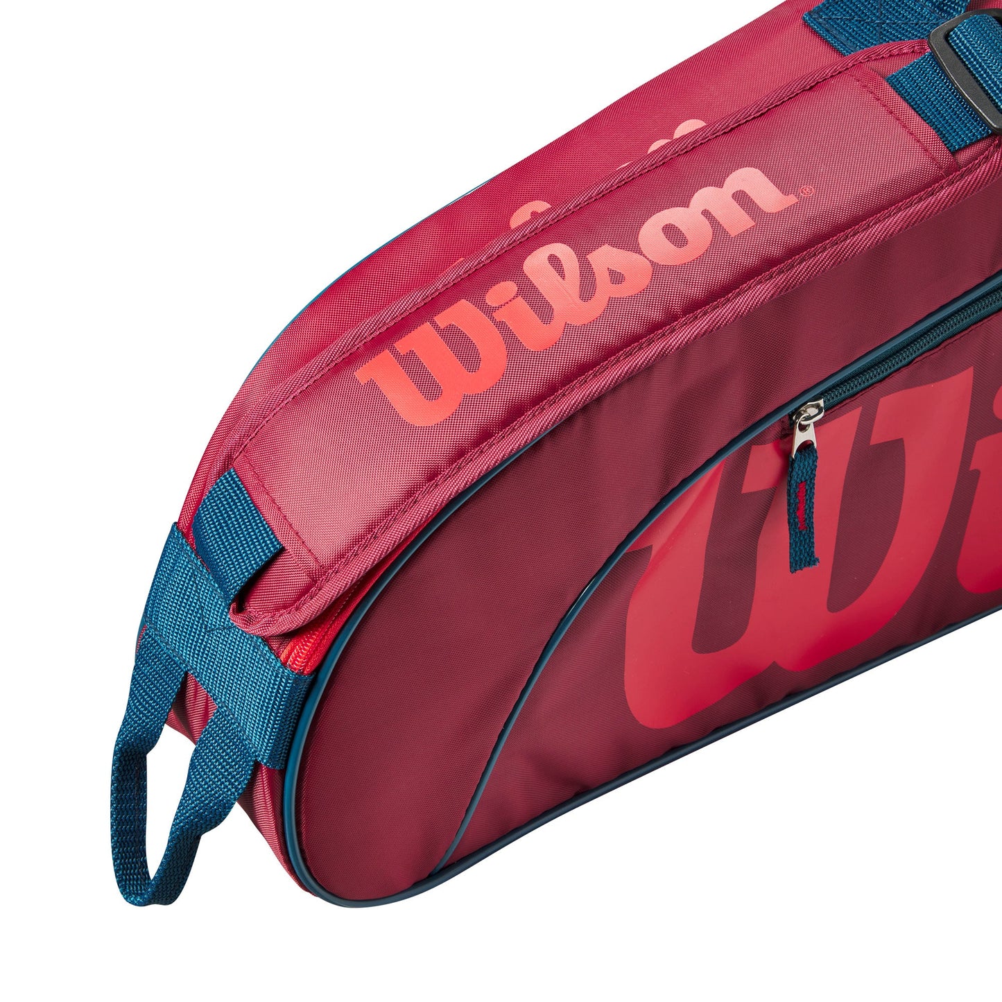 Wilson Junior 3 Pack Tennis Bag, Red/Infrared