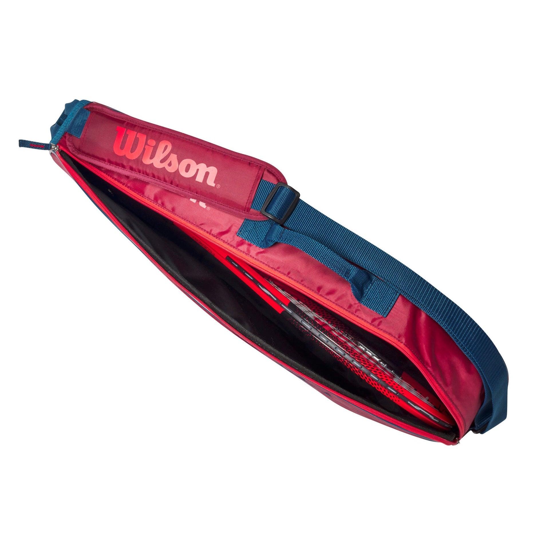 Wilson Junior 3 Pack Tennis Bag, Red/Infrared