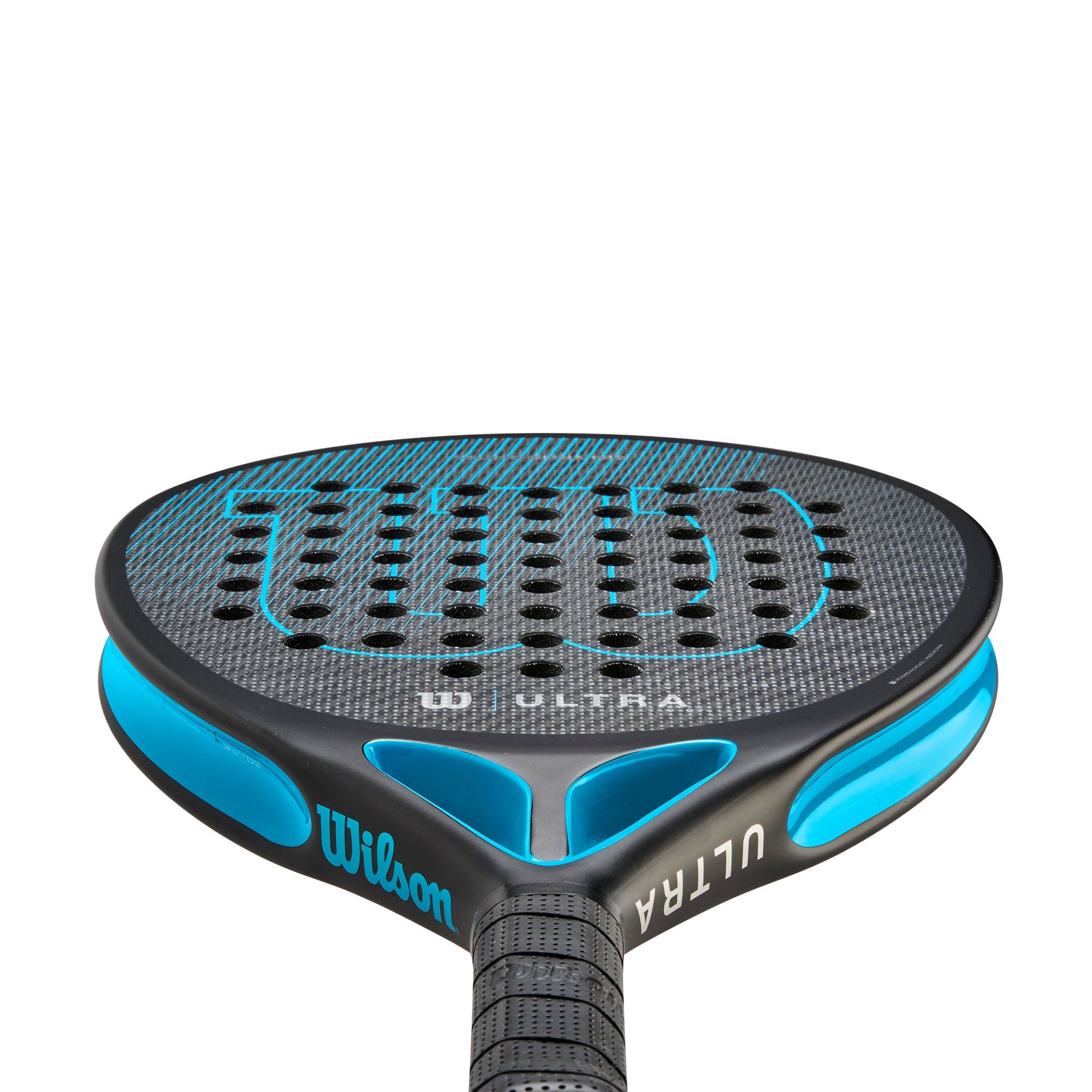 Wilson Ultra Pro v2 Padel Racket, Black/Bright Blue