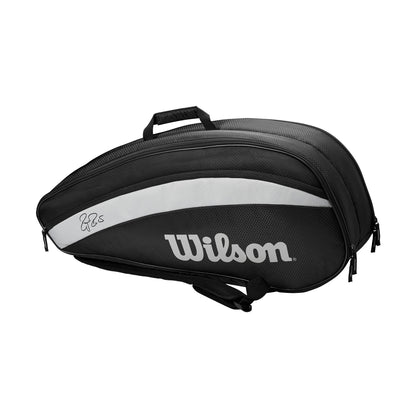 Wilson RF Team 6 Pack Tennis Bag, Black