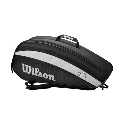 Wilson RF Team 6 Pack Tennis Bag, Black