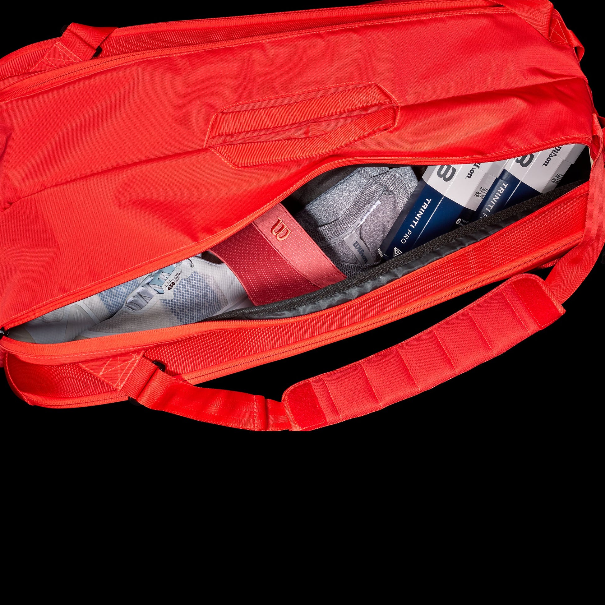 Wilson Super Tour 9 Pack Tennis Bag, Red
