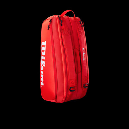 Wilson Super Tour 9 Pack Tennis Bag, Red