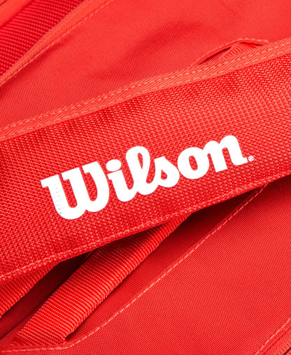 Wilson Super Tour 9 Pack Tennis Bag, Red