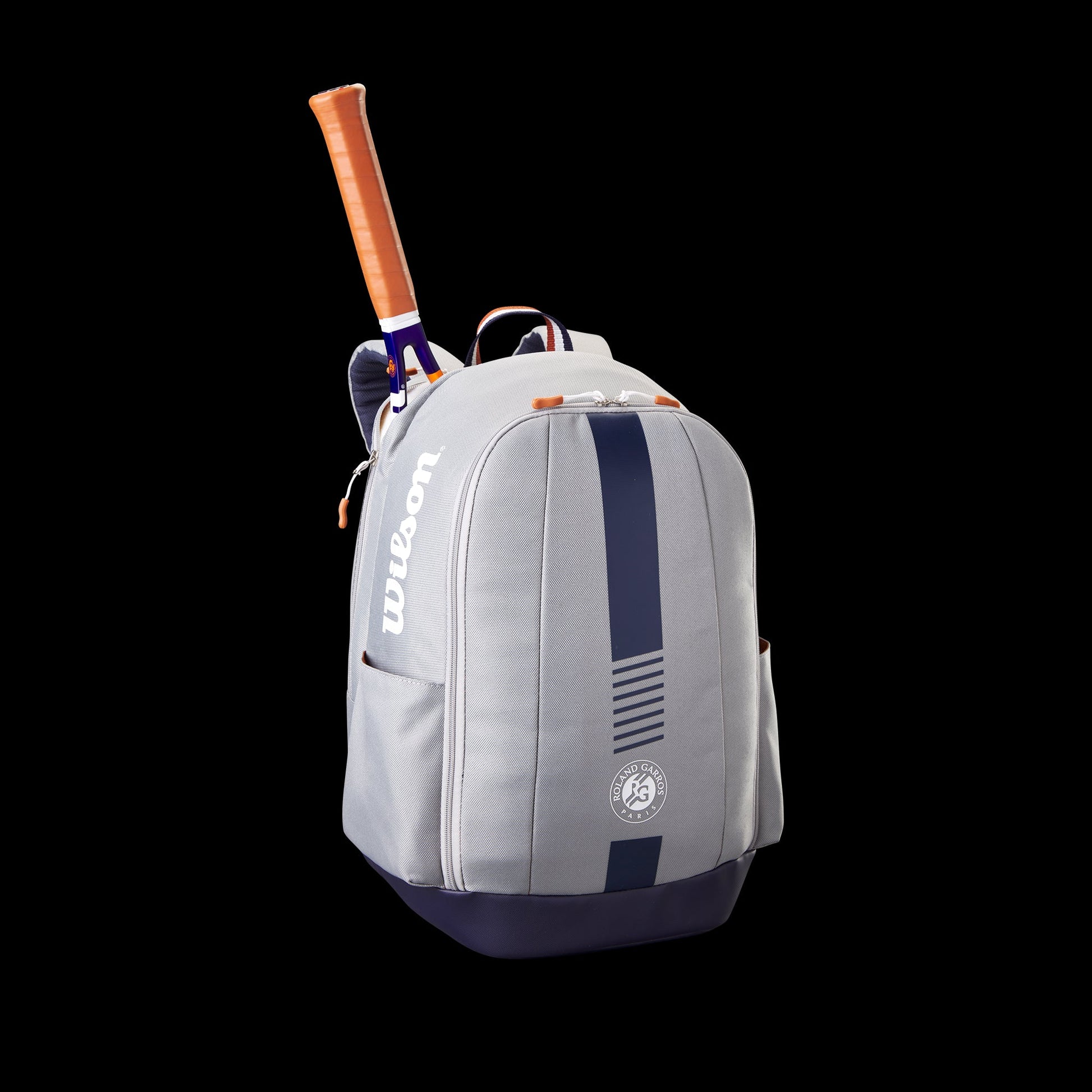 Wilson Roland Garros Team Tennis Backpack, Grey/Navy
